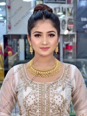 Premium quality1.5 G Gold Plated Neckless set N-010