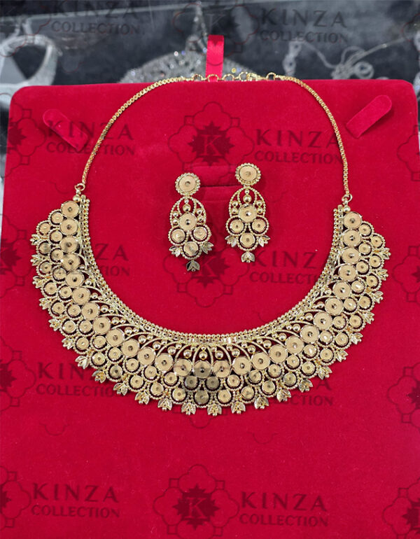 premium quality1.5 g gold plated neckless n 001 Premium quality1.5 G Gold Plated Neckless set N-010