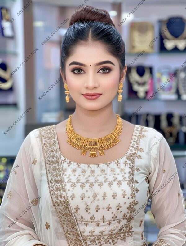 premium quality1.5 g gold plated neckless n 001 Premium quality1.5 G Gold Plated Neckless set N-002