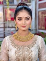 Premium quality1.5 G Gold Plated Neckless set N-003