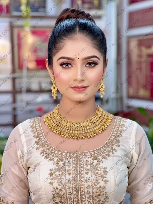 Premium quality1.5 G Gold Plated Neckless set N-003