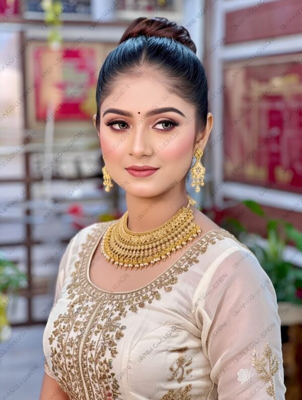 Premium quality1.5 G Gold Plated Neckless set N-003