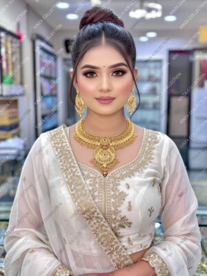 Premium quality1.5 G Gold Plated Neckless set N-006