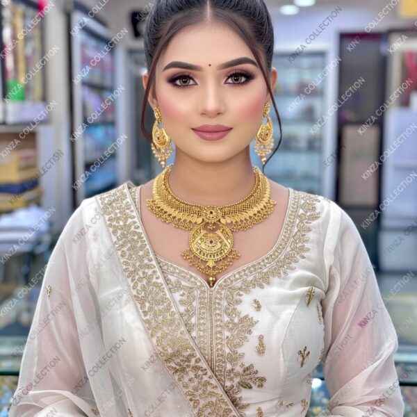 Premium quality1.5 G Gold Plated Neckless set N-006