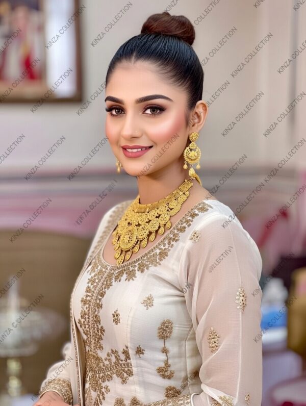 premium quality1.5 g gold plated neckless set n 14 Premium quality1.5 G Gold Plated Neckless set N-20
