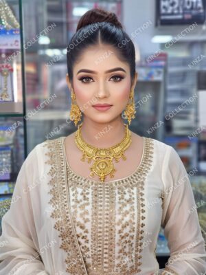 Premium quality1.5 G Gold Plated Neckless set N-15