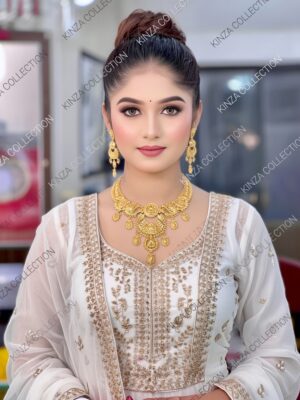 Premium quality1.5 G Gold Plated Neckless set N-16