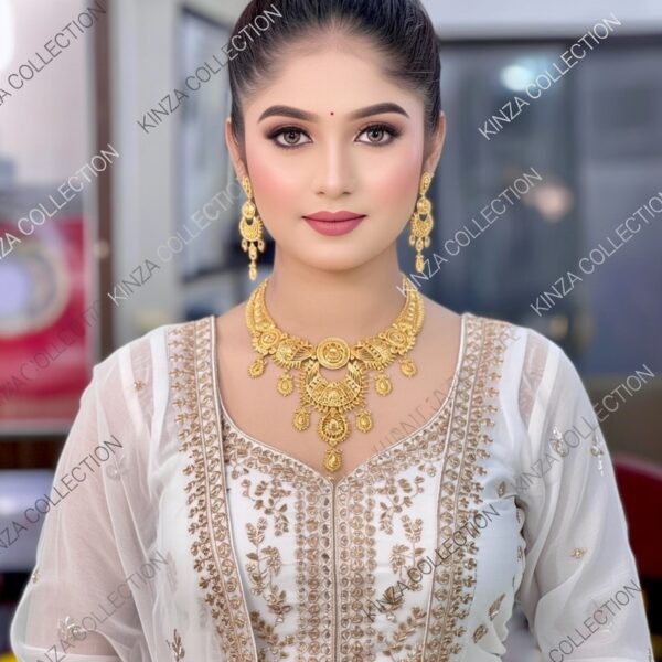 Premium quality1.5 G Gold Plated Neckless set N-16