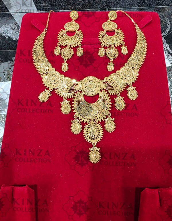 Premium quality1.5 G Gold Plated Neckless set N-16