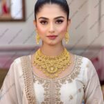 premium quality1.5 g gold plated neckless set n 14