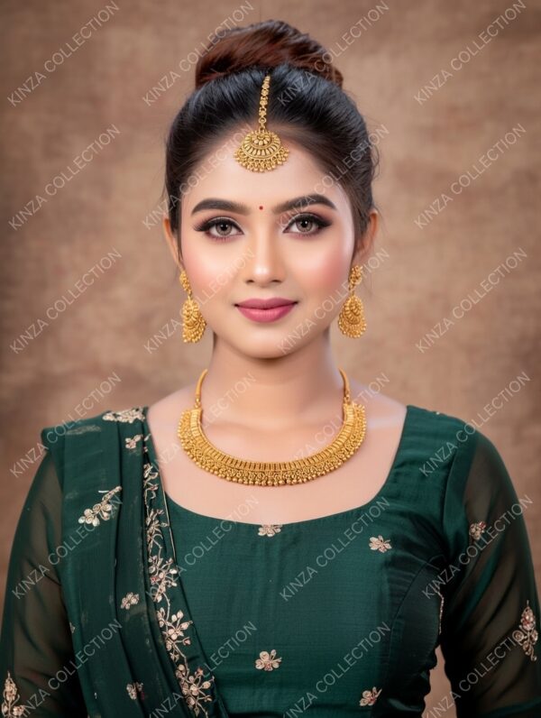 premium quality1.5 g gold plated neckless set n 25 Premium quality1.5 G Gold Plated Neckless set N-24