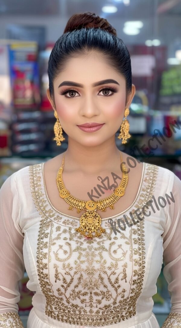 Premium quality1.5 G Gold Plated Neckless set N-004