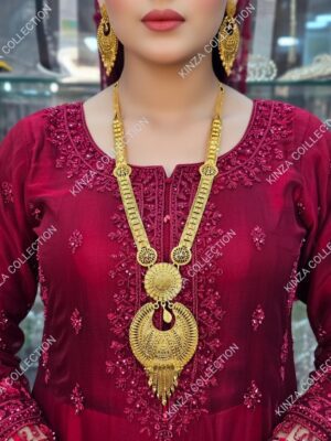 Premium quality1.5 G Gold Plated Rani Haar Mala RH-014