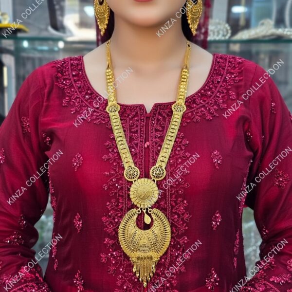 Premium quality1.5 G Gold Plated Rani Haar Mala RH-014