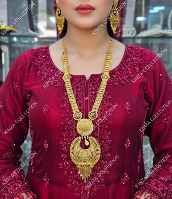 Premium quality1.5 G Gold Plated Rani Haar Mala RH-014