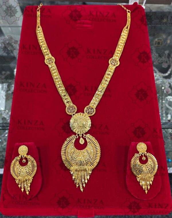 Premium quality1.5 G Gold Plated Rani Haar Mala RH-014