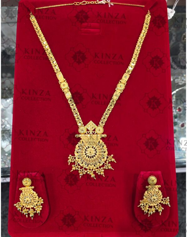 Premium quality1.5 G Gold Plated Rani Haar Mala RH-018