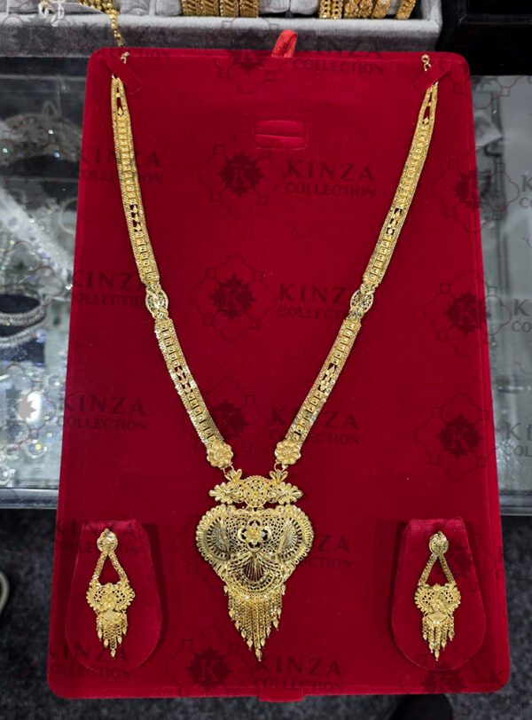 Premium quality1.5 G Gold Plated Rani Haar Mala RH-021