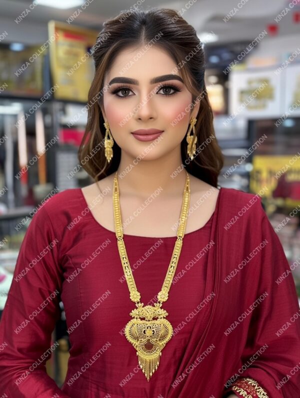 Premium quality1.5 G Gold Plated Rani Haar Mala RH-021