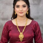 exclusive 1.5 gram gold plated rani haar mala set rh 011