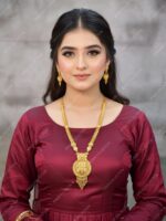 Premium quality1.5 G Gold Plated Rani Haar Mala RH-022