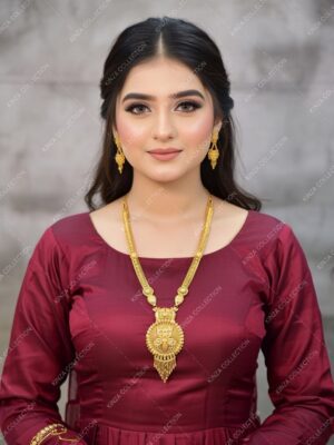 Premium quality1.5 G Gold Plated Rani Haar Mala RH-022