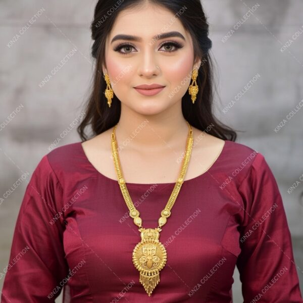 Premium quality1.5 G Gold Plated Rani Haar Mala RH-022