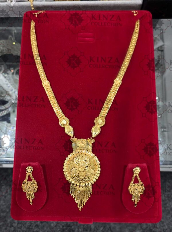 Premium quality1.5 G Gold Plated Rani Haar Mala RH-022