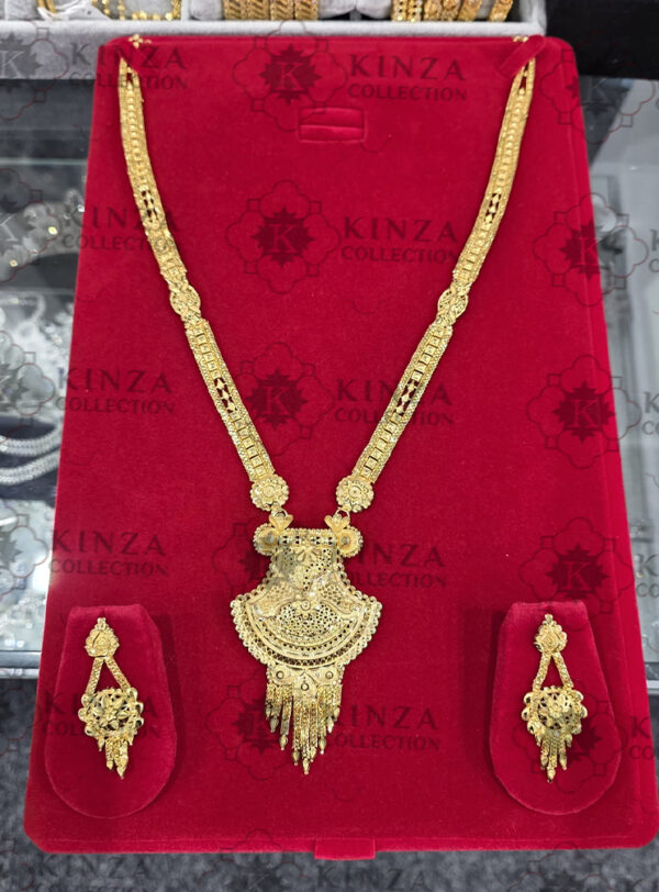 exclusive 1.5 gram gold plated rani haar mala set rh 011 Premium quality1.5 G Gold Plated Rani Haar Mala RH-025