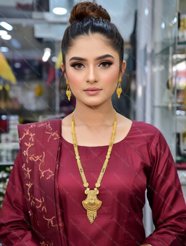 Premium quality1.5 G Gold Plated Rani Haar Mala RH-026