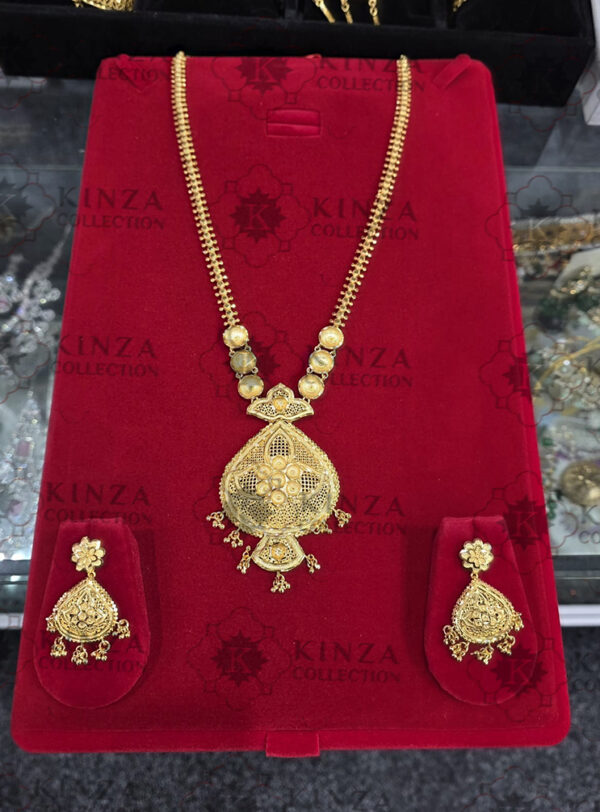 exclusive 1.5 gram gold plated rani haar mala set rh 011 Premium quality1.5 G Gold Plated Rani Haar Mala RH-027