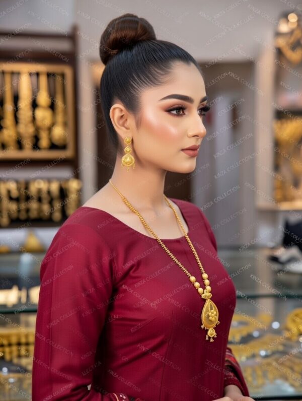 exclusive 1.5 gram gold plated rani haar mala set rh 011 Premium quality1.5 G Gold Plated Rani Haar Mala RH-027