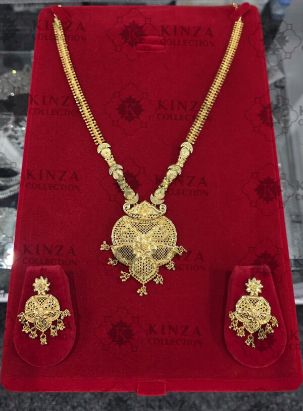 exclusive 1.5 gram gold plated rani haar mala set rh 011 Premium quality1.5 G Gold Plated Rani Haar Mala RH-028