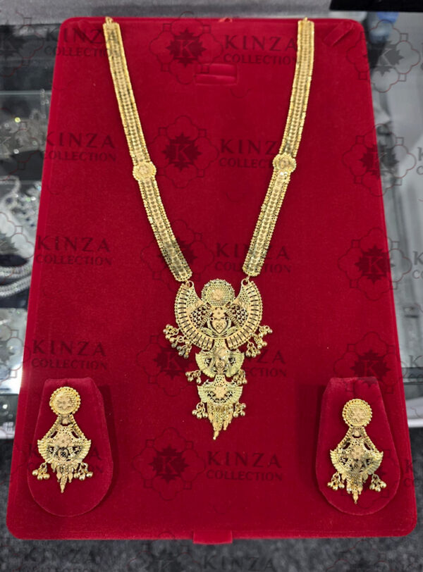 exclusive 1.5 gram gold plated rani haar mala set rh 011 Premium quality1.5 G Gold Plated Rani Haar Mala RH-032
