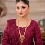 exclusive 1.5 gram gold plated rani haar mala set rh 011