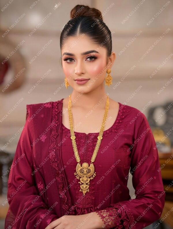 exclusive 1.5 gram gold plated rani haar mala set rh 011 Premium quality1.5 G Gold Plated Rani Haar Mala RH-032