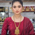 exclusive 1.5 gram gold plated rani haar mala set rh 011