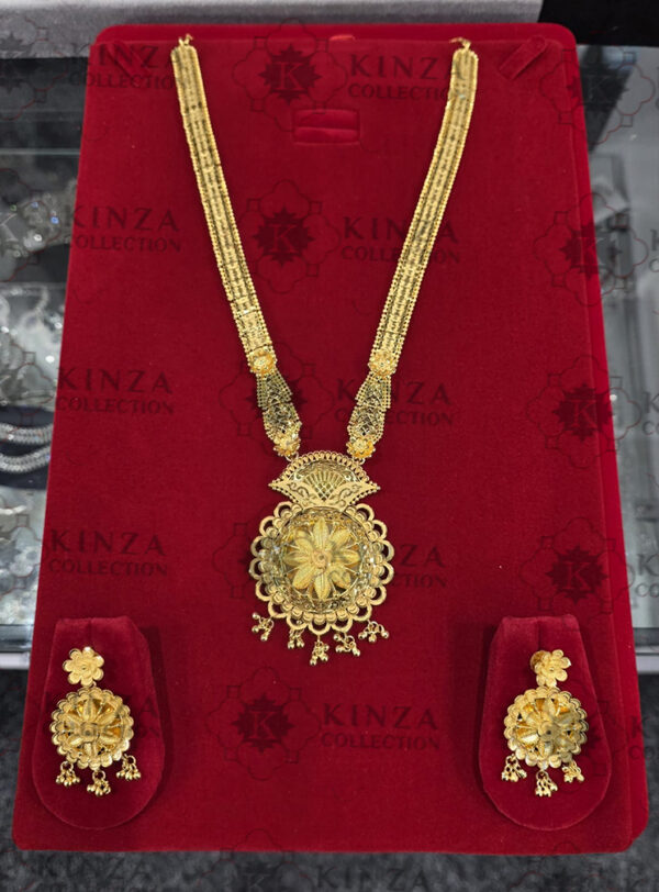 exclusive 1.5 gram gold plated rani haar mala set rh 011 Premium quality1.5 G Gold Plated Rani Haar Mala RH-033