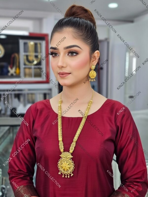exclusive 1.5 gram gold plated rani haar mala set rh 011 Premium quality1.5 G Gold Plated Rani Haar Mala RH-033