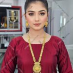 exclusive 1.5 gram gold plated rani haar mala set rh 011
