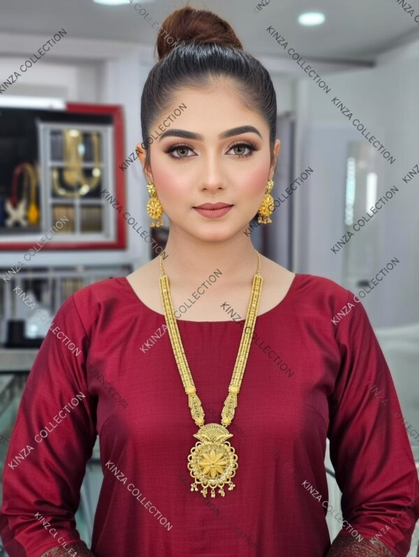 exclusive 1.5 gram gold plated rani haar mala set rh 011 Premium quality1.5 G Gold Plated Rani Haar Mala RH-033
