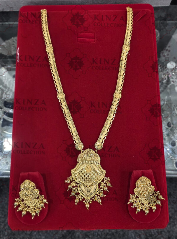 exclusive 1.5 gram gold plated rani haar mala set rh 011 Premium quality1.5 G Gold Plated Rani Haar Mala RH-035