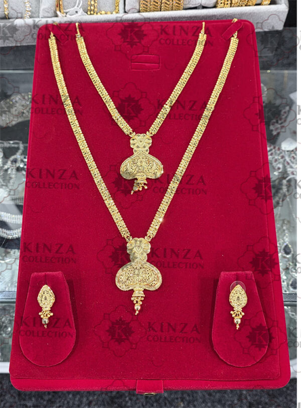 Premium quality1.5 G Gold Plated Rani Haar Mala RH-036