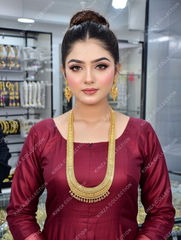 Premium quality1.5 G Gold Plated Rani Haar Mala RH-037