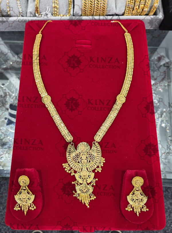 Premium quality1.5 G Gold Plated Rani Haar Mala RH-038