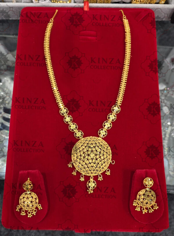 Premium quality1.5 G Gold Plated Rani Haar Mala RH-039