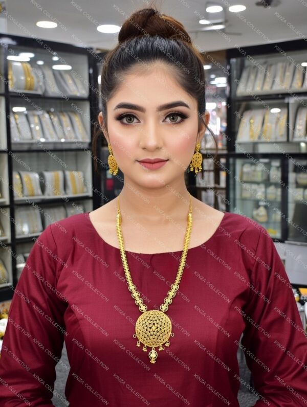 Premium quality1.5 G Gold Plated Rani Haar Mala RH-039