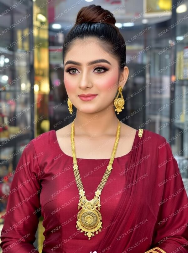Premium quality1.5 G Gold Plated Rani Haar Mala RH-040