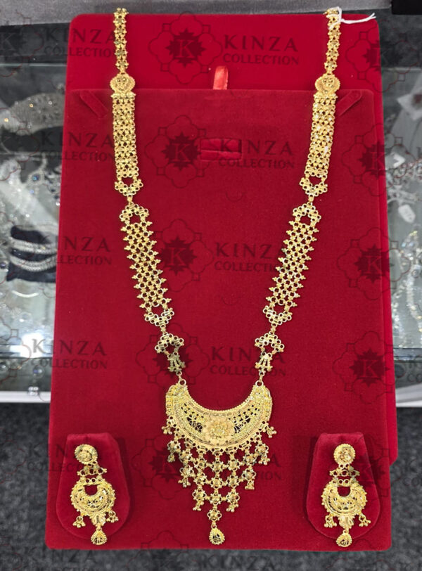 Premium quality1.5 G Gold Plated Rani Haar Mala RH-042