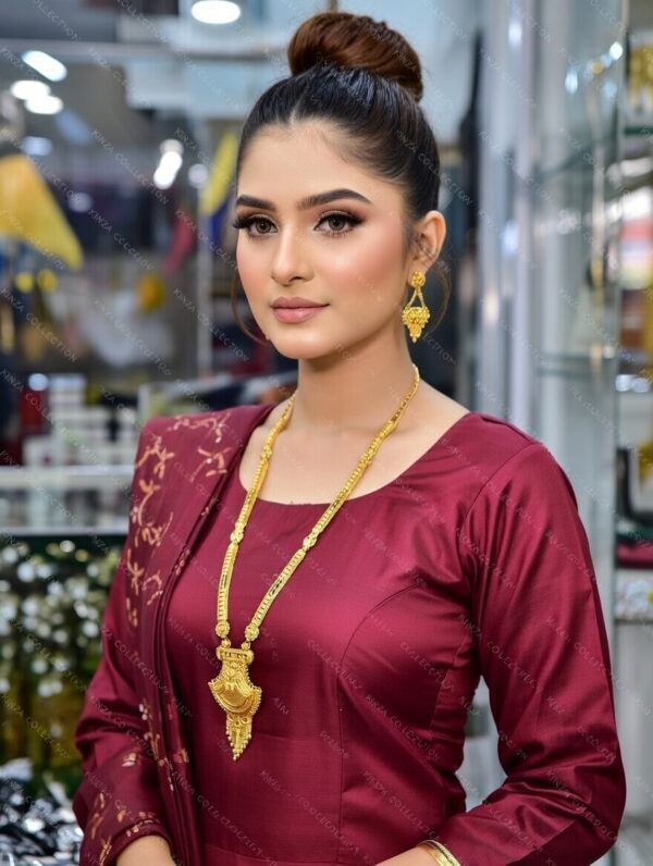 Premium quality1.5 G Gold Plated Rani Haar Mala RH-026